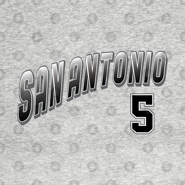 Retro San Antonio Number 5 by Cemploex_Art